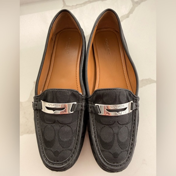 Coach Black Loafers-Size 11 - Picture 2 of 10